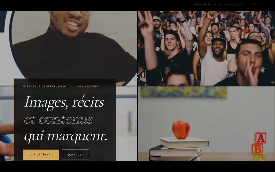 Capture du site Charles Cerito