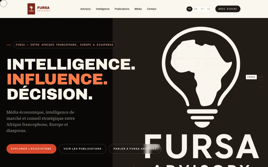Capture du site FURSA Advisory